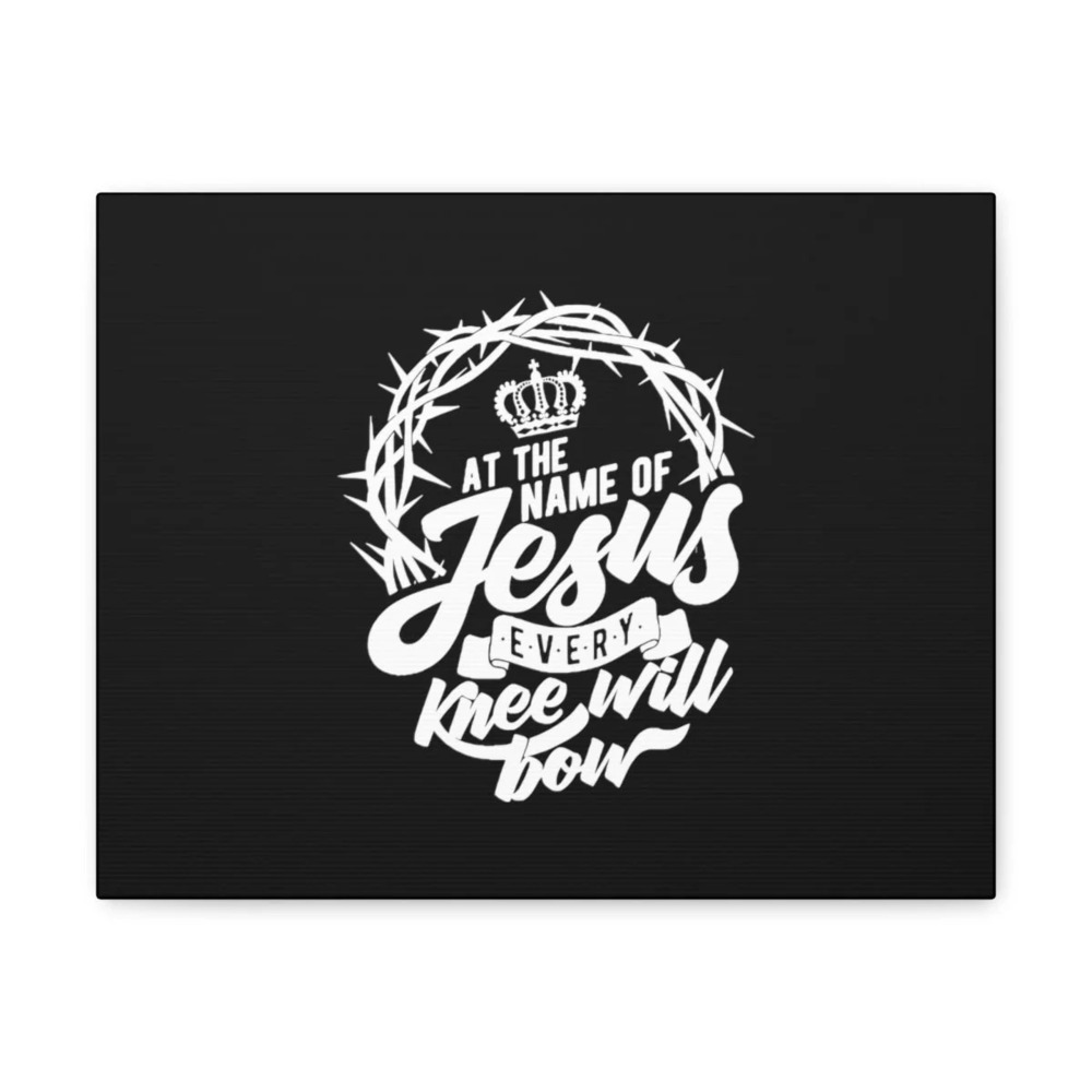 Scripture Walls John 14:6 At The Name Of Jesus Bible Verse Canvas Christian